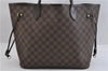 Authentic Louis Vuitton Damier Neverfull MM Shoulder Tote Bag N51105 LV 1707F