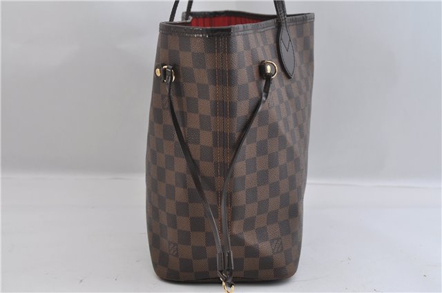 Authentic Louis Vuitton Damier Neverfull MM Shoulder Tote Bag N51105 LV 1707F