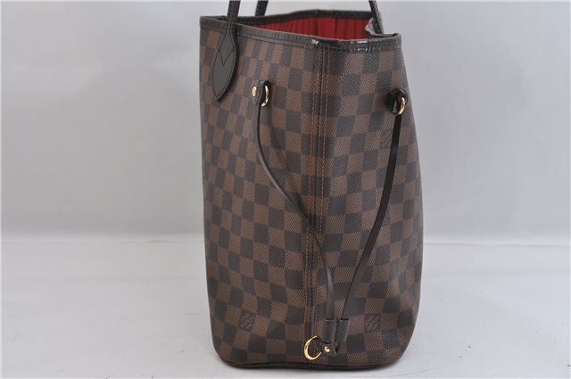 Authentic Louis Vuitton Damier Neverfull MM Shoulder Tote Bag N51105 LV 1707F