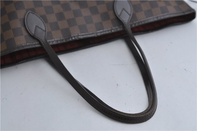 Authentic Louis Vuitton Damier Neverfull MM Shoulder Tote Bag N51105 LV 1707F