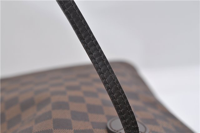 Authentic Louis Vuitton Damier Neverfull MM Shoulder Tote Bag N51105 LV 1707F
