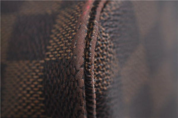 Authentic Louis Vuitton Damier Neverfull MM Shoulder Tote Bag N51105 LV 1707F