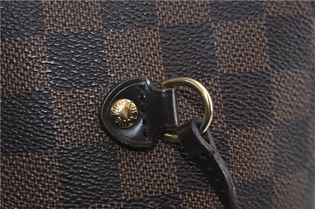 Authentic Louis Vuitton Damier Neverfull MM Shoulder Tote Bag N51105 LV 1707F