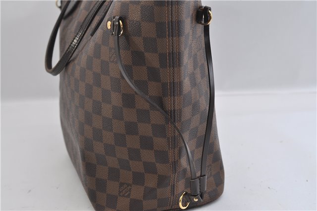 Authentic Louis Vuitton Damier Neverfull MM Shoulder Tote Bag N51105 LV 1707F