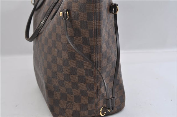 Authentic Louis Vuitton Damier Neverfull MM Shoulder Tote Bag N51105 LV 1707F