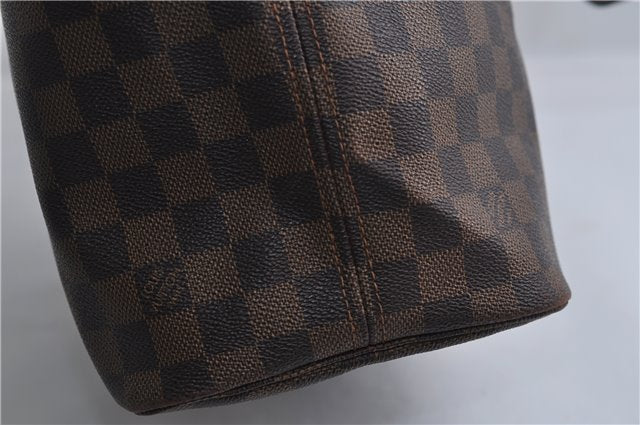 Authentic Louis Vuitton Damier Neverfull MM Shoulder Tote Bag N51105 LV 1707F