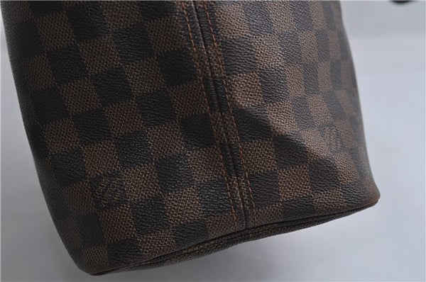 Authentic Louis Vuitton Damier Neverfull MM Shoulder Tote Bag N51105 LV 1707F
