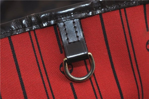 Authentic Louis Vuitton Damier Neverfull MM Shoulder Tote Bag N51105 LV 1707F