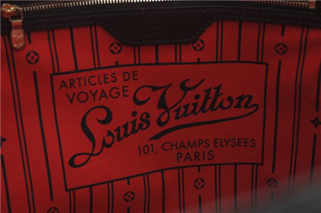 Authentic Louis Vuitton Damier Neverfull MM Shoulder Tote Bag N51105 LV 1707F