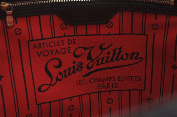 Authentic Louis Vuitton Damier Neverfull MM Shoulder Tote Bag N51105 LV 1707F