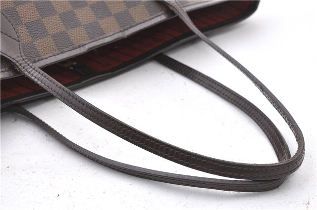 Authentic Louis Vuitton Damier Neverfull MM Shoulder Tote Bag N51105 LV 1838F