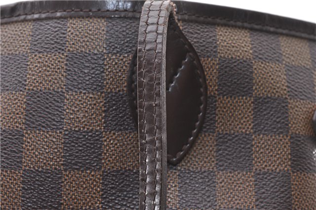 Authentic Louis Vuitton Damier Neverfull MM Shoulder Tote Bag N51105 LV 1838F