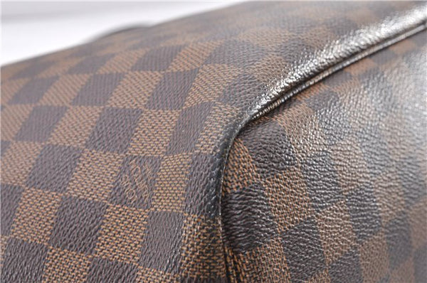 Authentic Louis Vuitton Damier Neverfull MM Shoulder Tote Bag N51105 LV 1838F