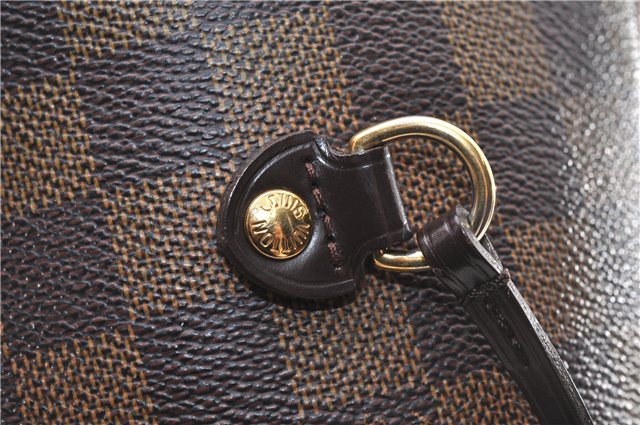 Authentic Louis Vuitton Damier Neverfull MM Shoulder Tote Bag N51105 LV 1838F