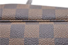 Authentic Louis Vuitton Damier Neverfull MM Shoulder Tote Bag N51105 LV 1838F