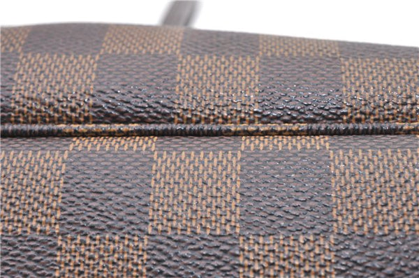 Authentic Louis Vuitton Damier Neverfull MM Shoulder Tote Bag N51105 LV 1838F