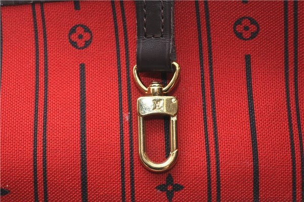 Authentic Louis Vuitton Damier Neverfull MM Shoulder Tote Bag N51105 LV 1838F