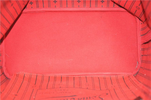 Authentic Louis Vuitton Damier Neverfull MM Shoulder Tote Bag N51105 LV 1838F