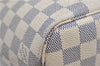 Authentic Louis Vuitton Damier Azur Neverfull PM Tote Bag N51110 LV 2034F