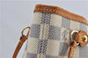Authentic Louis Vuitton Damier Azur Neverfull PM Tote Bag N51110 LV 2034F