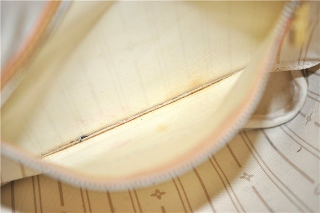 Authentic Louis Vuitton Damier Azur Neverfull PM Tote Bag N51110 LV 2034F