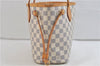 Authentic Louis Vuitton Damier Azur Neverfull PM Tote Bag N51110 LV 2200D