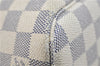Authentic Louis Vuitton Damier Azur Neverfull PM Tote Bag N51110 LV 2200D