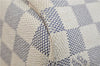 Authentic Louis Vuitton Damier Azur Neverfull PM Tote Bag N51110 LV 2200D
