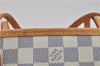 Authentic Louis Vuitton Damier Azur Neverfull PM Tote Bag N51110 LV 2200D