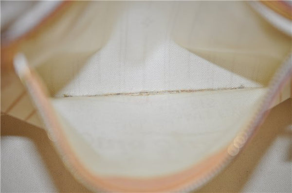 Authentic Louis Vuitton Damier Azur Neverfull PM Tote Bag N51110 LV 2200D