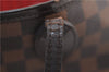 Authentic Louis Vuitton Damier Neverfull MM Shoulder Tote Bag N51105 LV 2458F