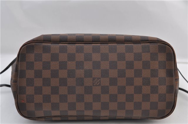 Authentic Louis Vuitton Damier Neverfull MM Shoulder Tote Bag N51105 LV 2458F