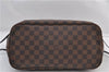 Authentic Louis Vuitton Damier Neverfull MM Shoulder Tote Bag N51105 LV 2458F