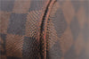 Authentic Louis Vuitton Damier Neverfull MM Shoulder Tote Bag N51105 LV 2458F