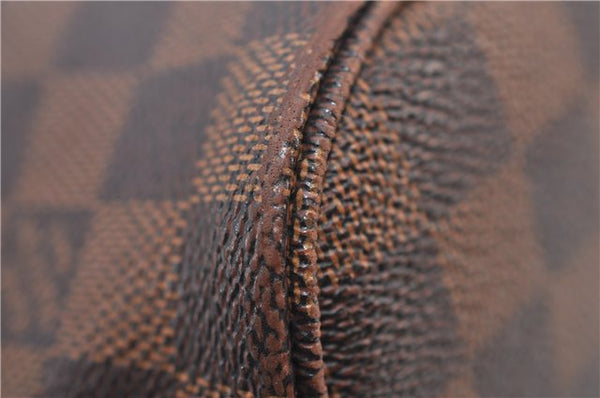 Authentic Louis Vuitton Damier Neverfull MM Shoulder Tote Bag N51105 LV 2458F