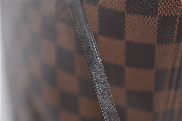 Authentic Louis Vuitton Damier Neverfull MM Shoulder Tote Bag N51105 LV 2458F