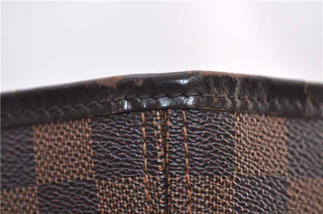 Authentic Louis Vuitton Damier Neverfull MM Shoulder Tote Bag N51105 LV 2458F