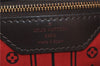 Authentic Louis Vuitton Damier Neverfull MM Shoulder Tote Bag N51105 LV 2458F