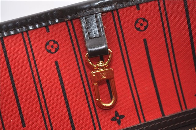 Authentic Louis Vuitton Damier Neverfull MM Shoulder Tote Bag N51105 LV 2458F