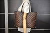 Authentic Louis Vuitton Damier Neverfull MM Shoulder Tote Bag N51105 LV 2458F