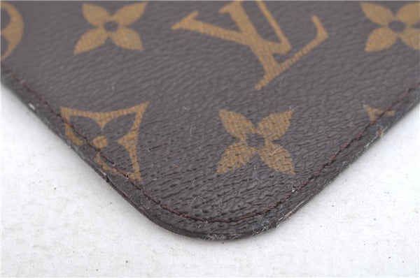 Authentic Louis Vuitton Mon Monogram Neverfull Pouch Purse Clutch Bag LV 2513F