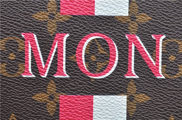 Authentic Louis Vuitton Mon Monogram Neverfull Pouch Purse Clutch Bag LV 2513F