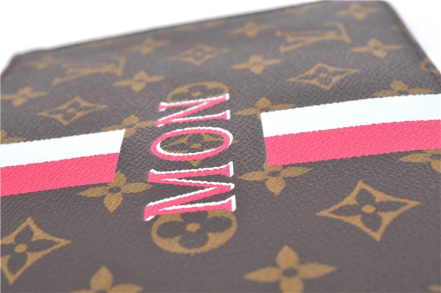 Authentic Louis Vuitton Mon Monogram Neverfull Pouch Purse Clutch Bag LV 2513F