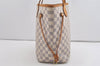 Authentic Louis Vuitton Damier Azur Neverfull MM Tote Bag N51107 LV 2665I