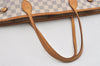 Authentic Louis Vuitton Damier Azur Neverfull MM Tote Bag N51107 LV 2665I
