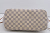 Authentic Louis Vuitton Damier Azur Neverfull MM Tote Bag N51107 LV 2665I