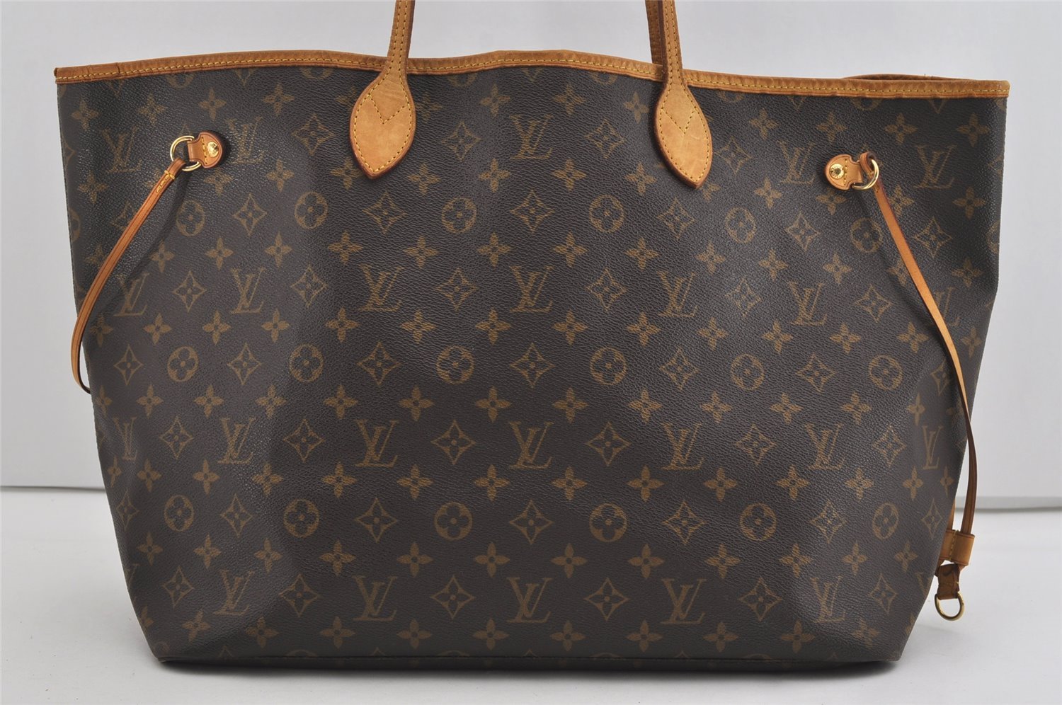 Authentic Louis Vuitton Monogram Neverfull GM Shoulder Tote Bag M40157 LV 2714I
