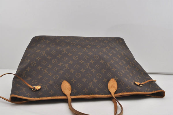Authentic Louis Vuitton Monogram Neverfull GM Shoulder Tote Bag M40157 LV 2714I