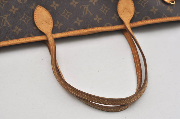 Authentic Louis Vuitton Monogram Neverfull GM Shoulder Tote Bag M40157 LV 2714I
