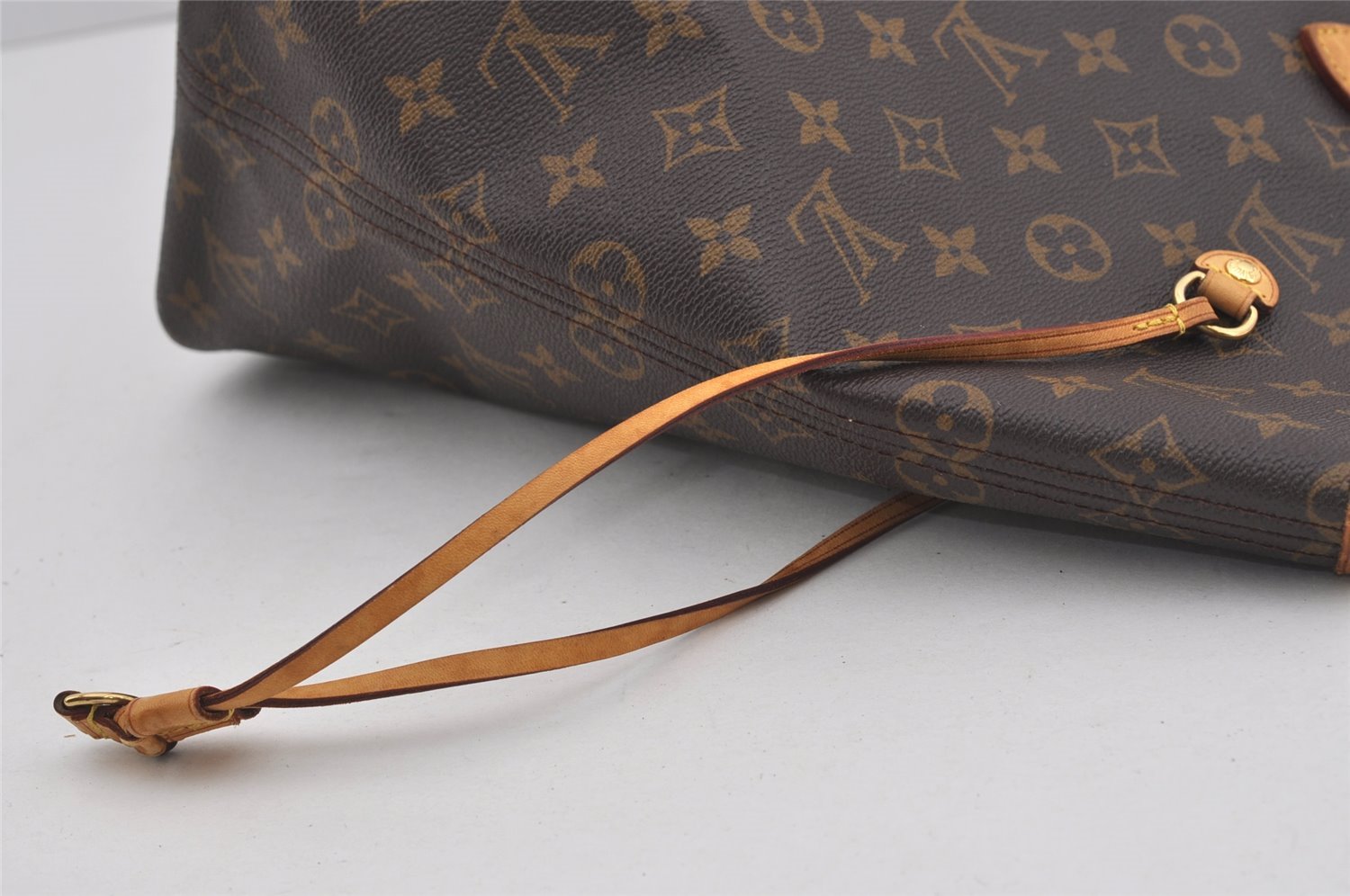 Authentic Louis Vuitton Monogram Neverfull GM Shoulder Tote Bag M40157 LV 2714I